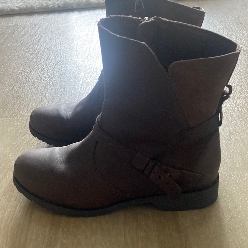 Teva Dark Brown Ankle Booties